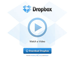 Dropbox call to action