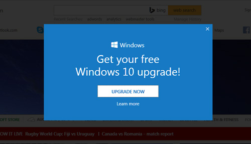 popups windows